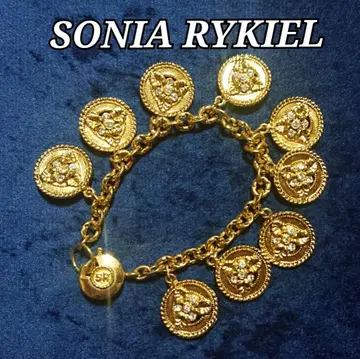 SONIA RYKIEL 골드 팔찌 고져스 소니아 리키엘