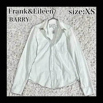 Frank and Irene 셔츠 스키퍼 데님 긴팔 코튼 파랑 XS