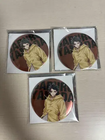 히프노시스 마이크 팬미 캔뱃지 뽑기 x 3 야마다 사부로