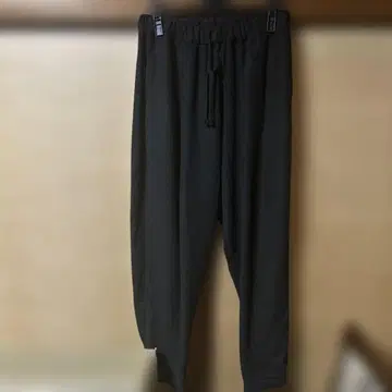 Mittan 대마 롱 팬츠 두꺼운 PT-25 블랙