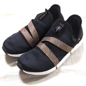 리복 슬립온 블랙 퍼플 24.5cm 여성용