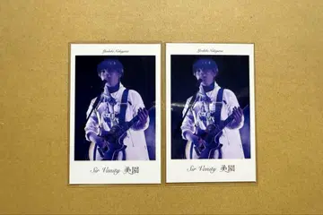 Sir Vanity 나카지마 요시키 폴라로이드풍 카드 2장 세트