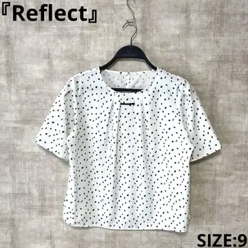 [ Reflect ] 올 패턴 반팔 블라우스 SIZE 9