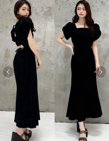 RESEXXY 백리본 머메이드 원피스
