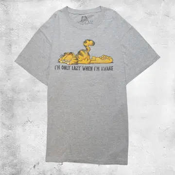 GARFIELD 티셔츠 가필드 그레이 L 사이즈
