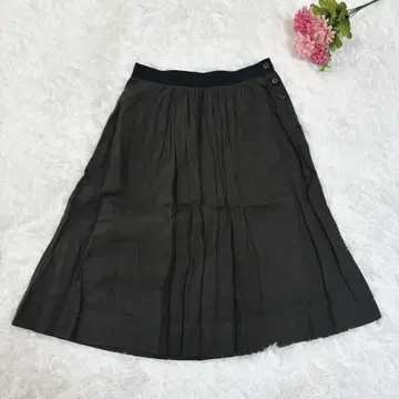 새상품급 마가렛 호웰 린넨 100% 플레어 스커트 2