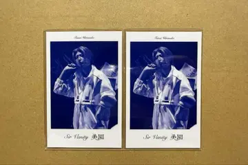 Sir Vanity 와타나베 다이세이 폴라로이드풍 카드 2장 세트