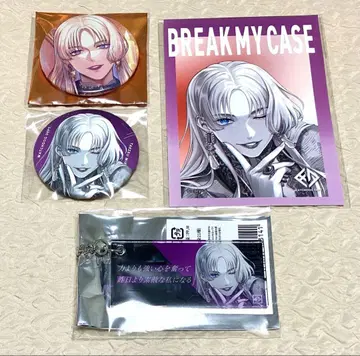 미카도 타카시 캔뱃지, 키링, e 프린트 4종 세트