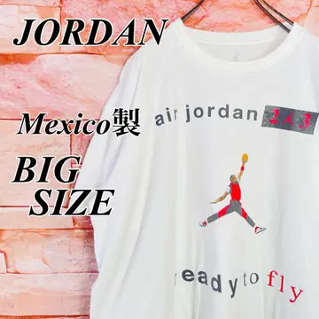 빅 사이즈 XL 구제 의류] 조던 JORDAN 티셔츠 화이트 마이클