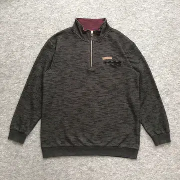 BRITISH KHAKI 하프 지퍼 탑 그레이 M 신사 062007