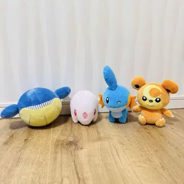 '미사용 새상품' 포켓몬 봉제 인형 4종 세트