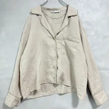 새상품급 ZARA 베이지 린넨 자켓 테일러드 자켓 XS 작은 사이즈