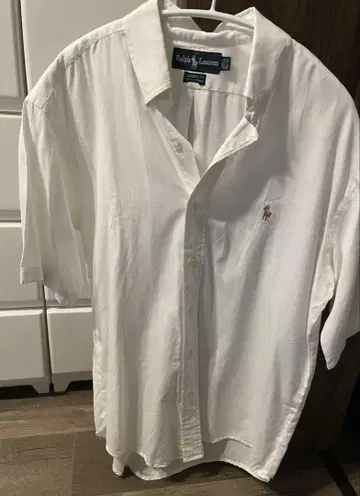 Ralph Lauren 화이트 반팔 셔츠
