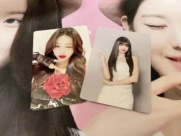 새상품급 IVE 원영 월즈 아크릴 스탠드 트레이딩 카드 증정