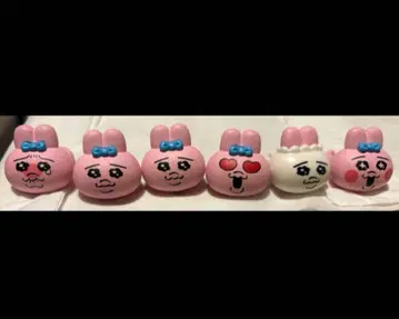 빤쮸토끼 반지 가챠가챠 컴플리트 세트