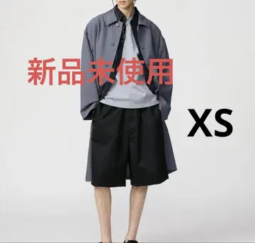 [ 완판템 ] 유니클로U 와이드 핏 하프 팬츠 블랙 XS