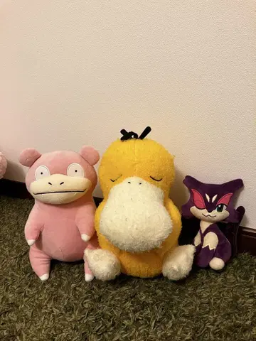 코닥 야돈 초로네코 봉제 인형 3종 세트 포켓몬