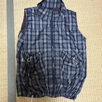 COMMON GULL PRODUCTS 체크 무늬 베스트 L