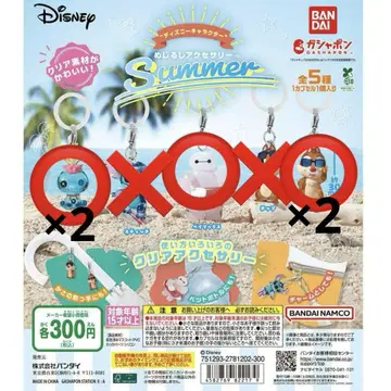 낱개 판매 가능] 디즈니 캐릭터 Summer 메지루시 액세서리 5개 세트