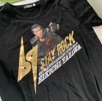 야자와 에이요시 STAY ROCK2018 DOME 티셔츠 L 사이즈