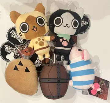 몬헌 SD 봉제 인형 미니 5종 세트