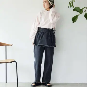 FREAK'S STORE 멀티 웨이 뷔스티에 포함 데님 팬츠