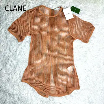 CLANE VINTAGE MESH BACKSLIT TOPS 1 클라네