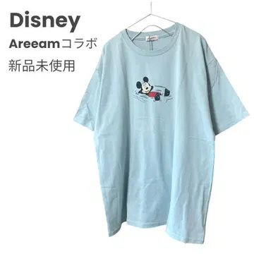 새상품 디즈니 미키마우스 티셔츠 Areeam 콜라보 디즈니