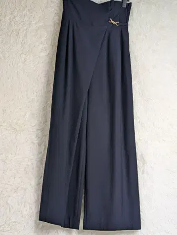 SNIDEL 스나이델 하이 웨스트 와이드 팬츠 L