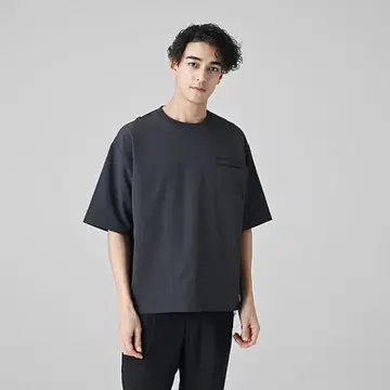 newbalance MET24 우븐 반팔 티