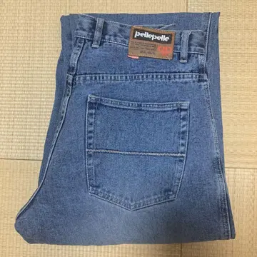 pellepelle 펠레펠레 와이드 데님 배기 W34