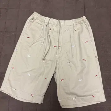 L.L.Bean 자수 숏 팬츠 베이지