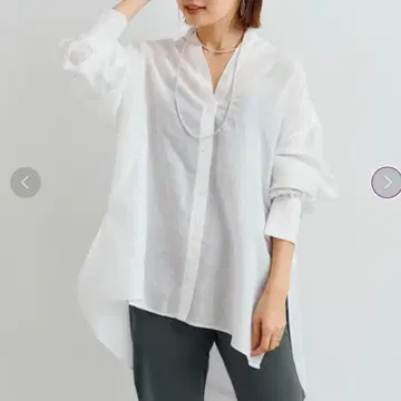 IENA 라미 리오셀 백 개더 셔츠