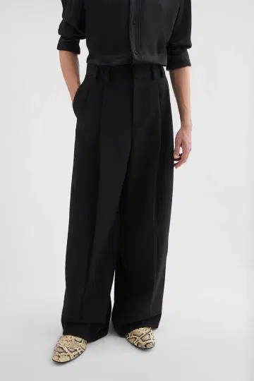 JILSANDER 질 샌더 와이드 레그 팬츠