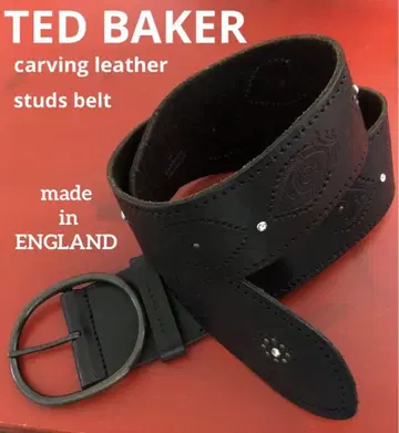 TED BAKER 테드 베이커 카빙 가죽 스터드 잉글랜드제