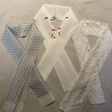 일본 정통의상 소품 장식용 깃 여름용 3개 세트