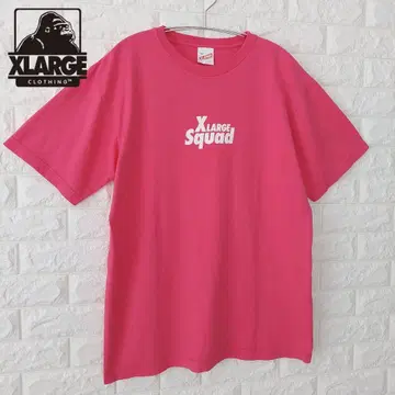 [새상품급] XLARGE 엑스라지 프린트 로고 핑크 L 유니섹스