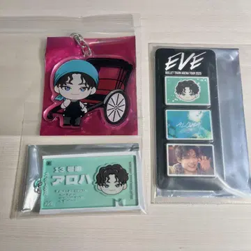 초특급 알로하 티켓 키링 사진 그레이 부품 지역 특산품 키링