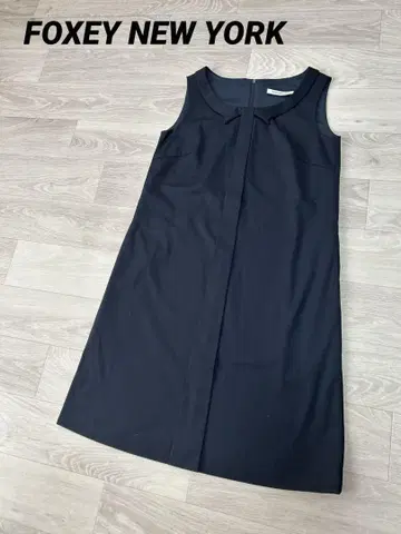 FOXEY NEW YORK 슬리브리스 원피스 38