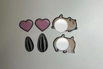 데코 부채 파츠 부채 6세트