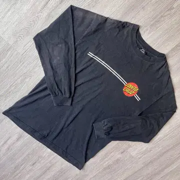 페이드 SANTA CRUZ 롱 T 빈티지 긴팔 L 블랙