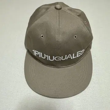 1PIU1UGUALES 브라운 야구 모자