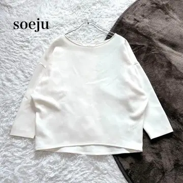 soeju 소쥬 코쿤 블라우스 8분소매 아이보리