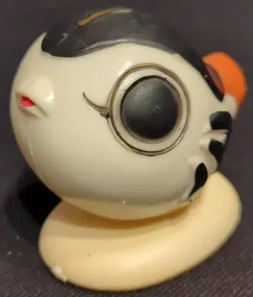 야마구치 은행 저금통 큰 눈을 가진 복어 80mm