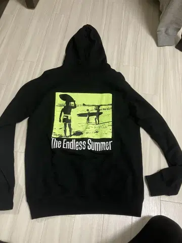 The Endless Summer 블랙 후드티 X-LARGE