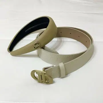Darich 가죽 벨트 로고 머리띠