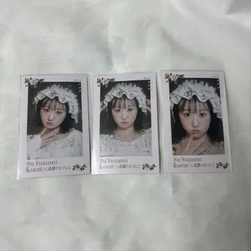 높은 산봉우리 나데시코 LARME POPUP 미니 포토 카드 스즈미 스우