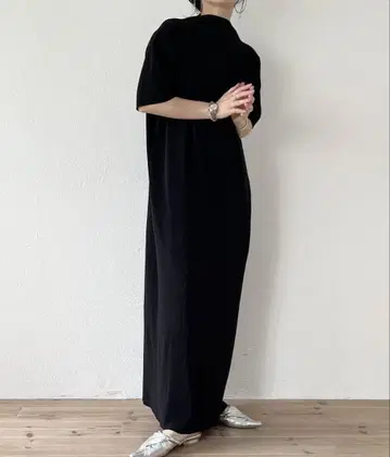wee9s wee9s 데일리 데일리 슈퍼 스트레치 플리츠 원피스