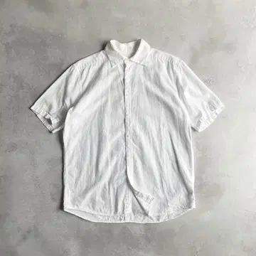 MAROBAYA 반팔 셔츠 화이트 시로 코튼 마로바야