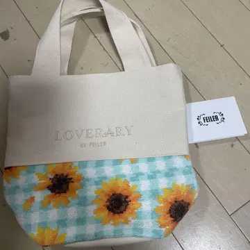 페일러 해바라기 체크 토트백 미사용 새상품